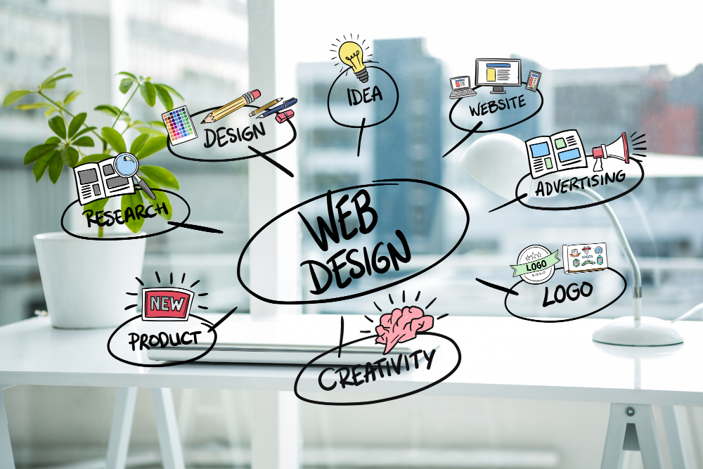 modern business website created through website design services Dubai for corporate brand presence